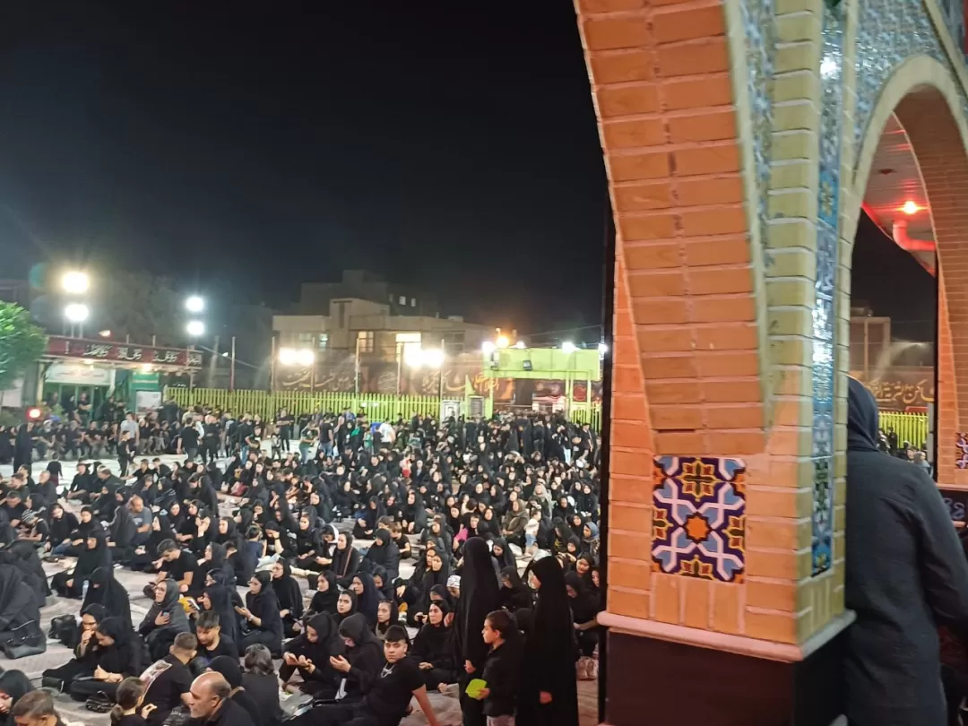 مراسم شام غریبان در ساوه برگزار شد