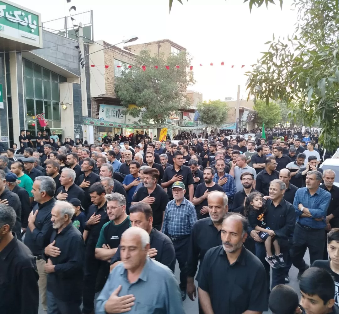 مراسم نمادین کاروان اسرای کربلا در کمیجان