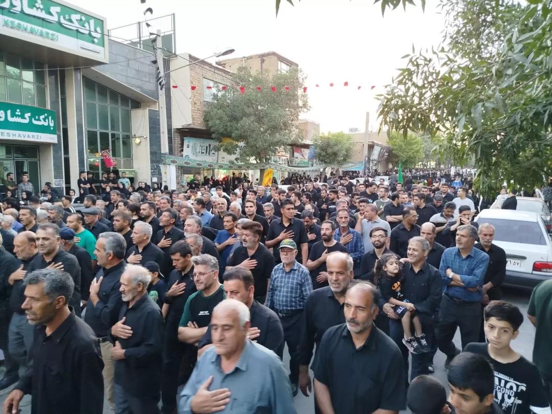 حرکت نمادین کاروان اسرای کربلا در کمیجان