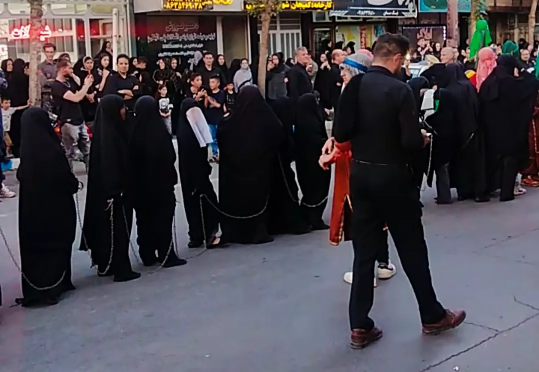 حرکت نمادین کاروان اسرای کربلا در کمیجان