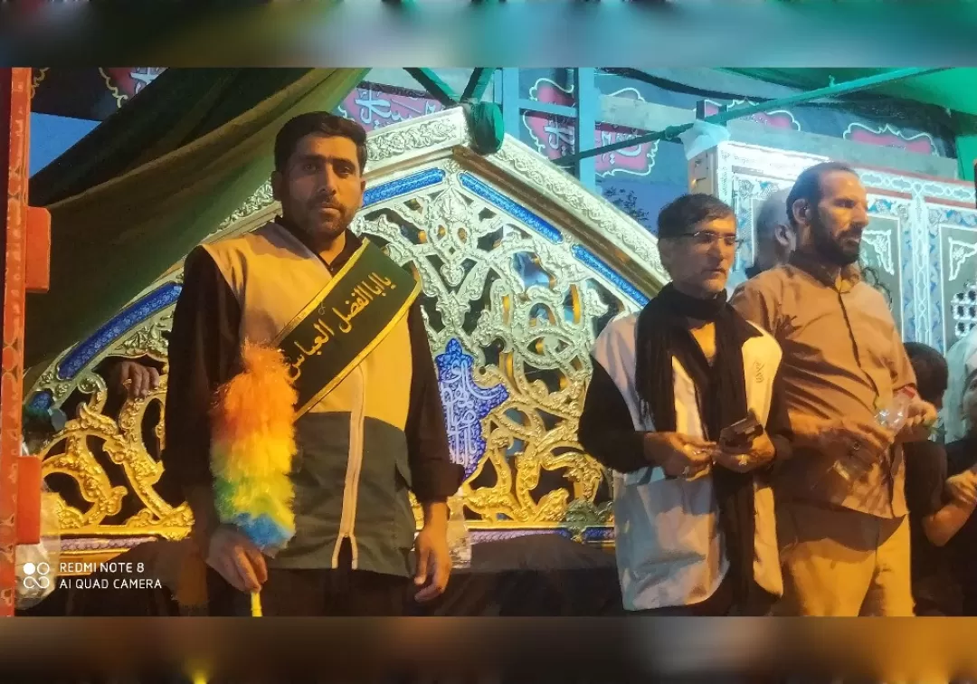 مراسم استقبال از نیم‌ضریح سرداب امام‌ زمان(عج)