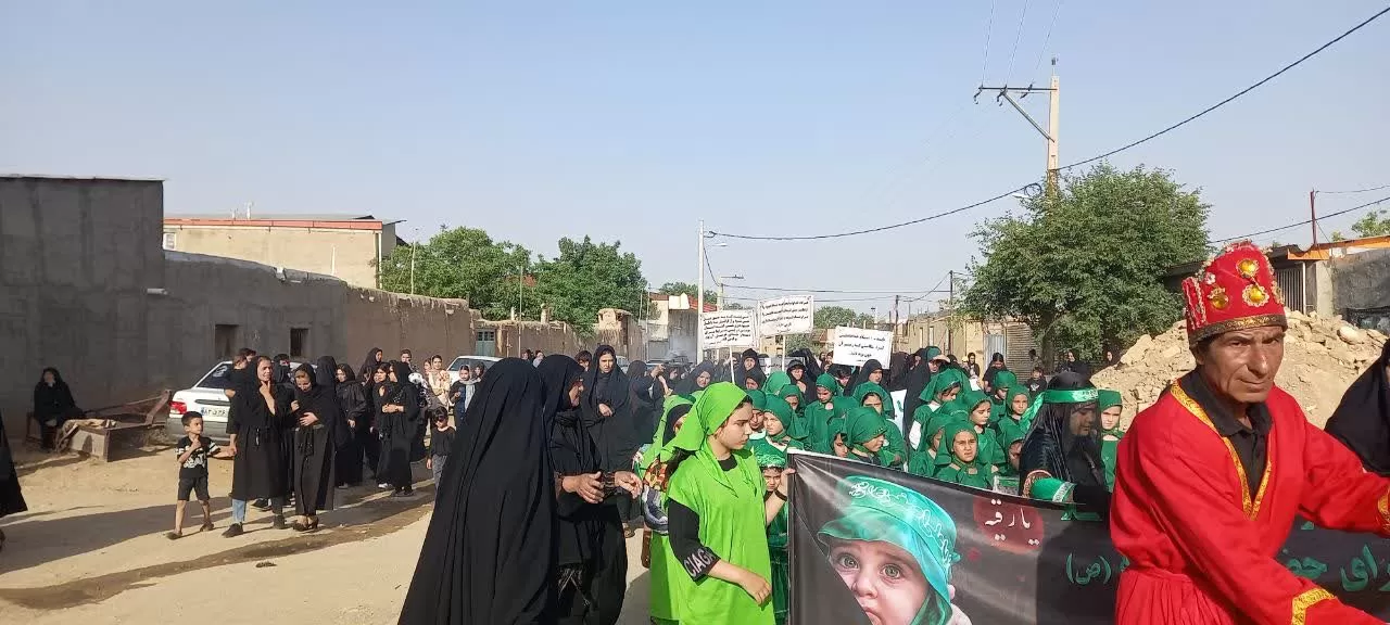 حرکت نمادین کاروان اسرای کربلا در فراهان