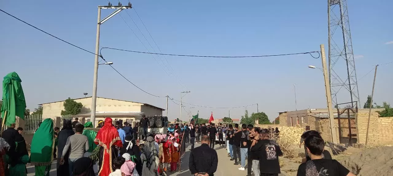 حرکت نمادین کاروان اسرای کربلا در فراهان