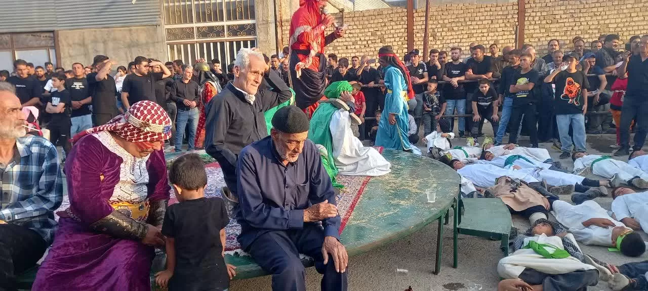 حرکت نمادین کاروان اسرای کربلا در فراهان
