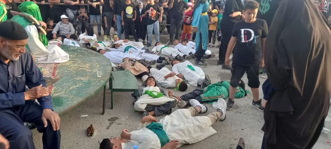 حرکت نمادین کاروان اسرای کربلا در فراهان