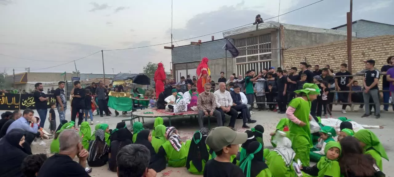 حرکت نمادین کاروان اسرای کربلا در فراهان