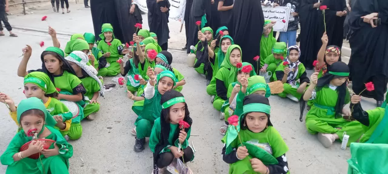 حرکت نمادین کاروان اسرای کربلا در فراهان