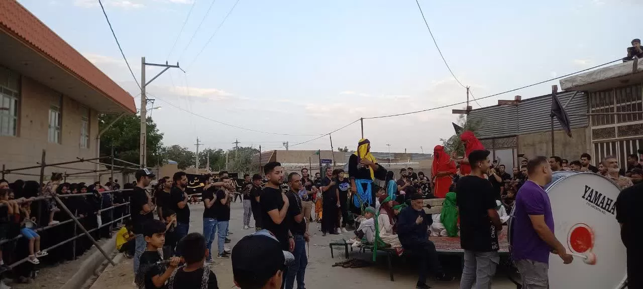 حرکت نمادین کاروان اسرای کربلا در فراهان