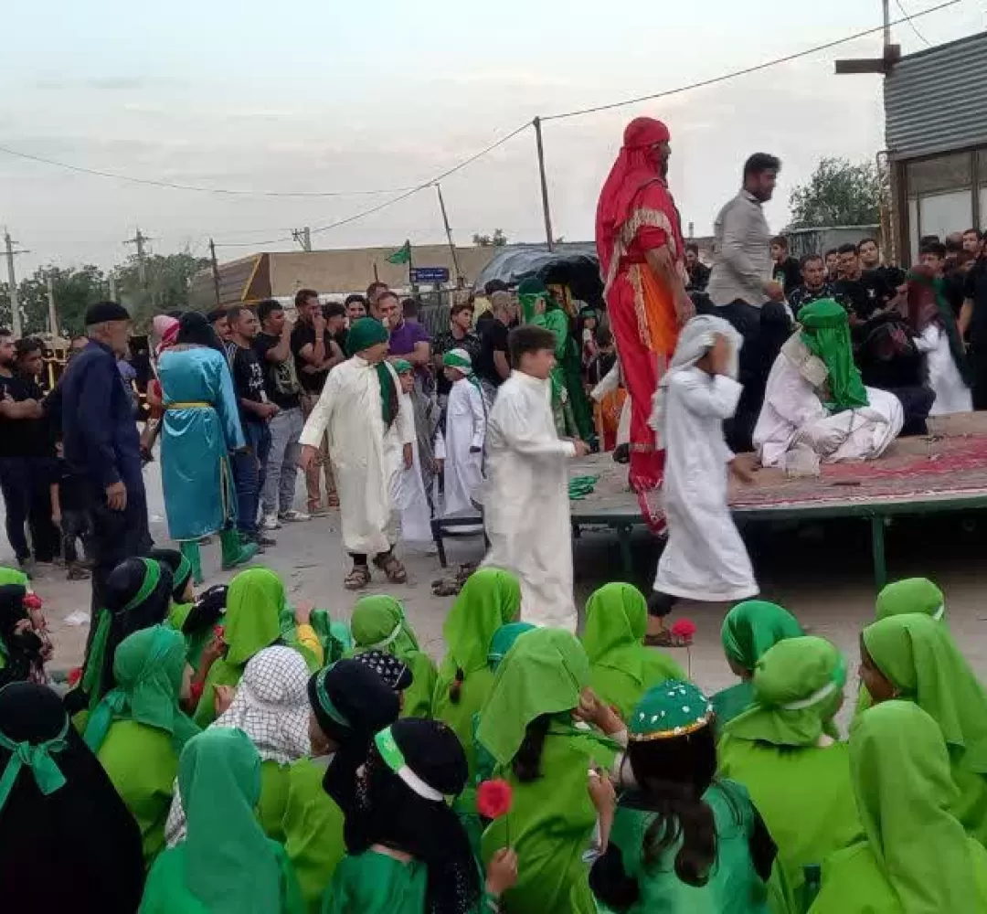 حرکت نمادین کاروان اسرای کربلا در فراهان