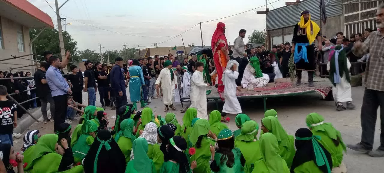 حرکت نمادین کاروان اسرای کربلا در فراهان