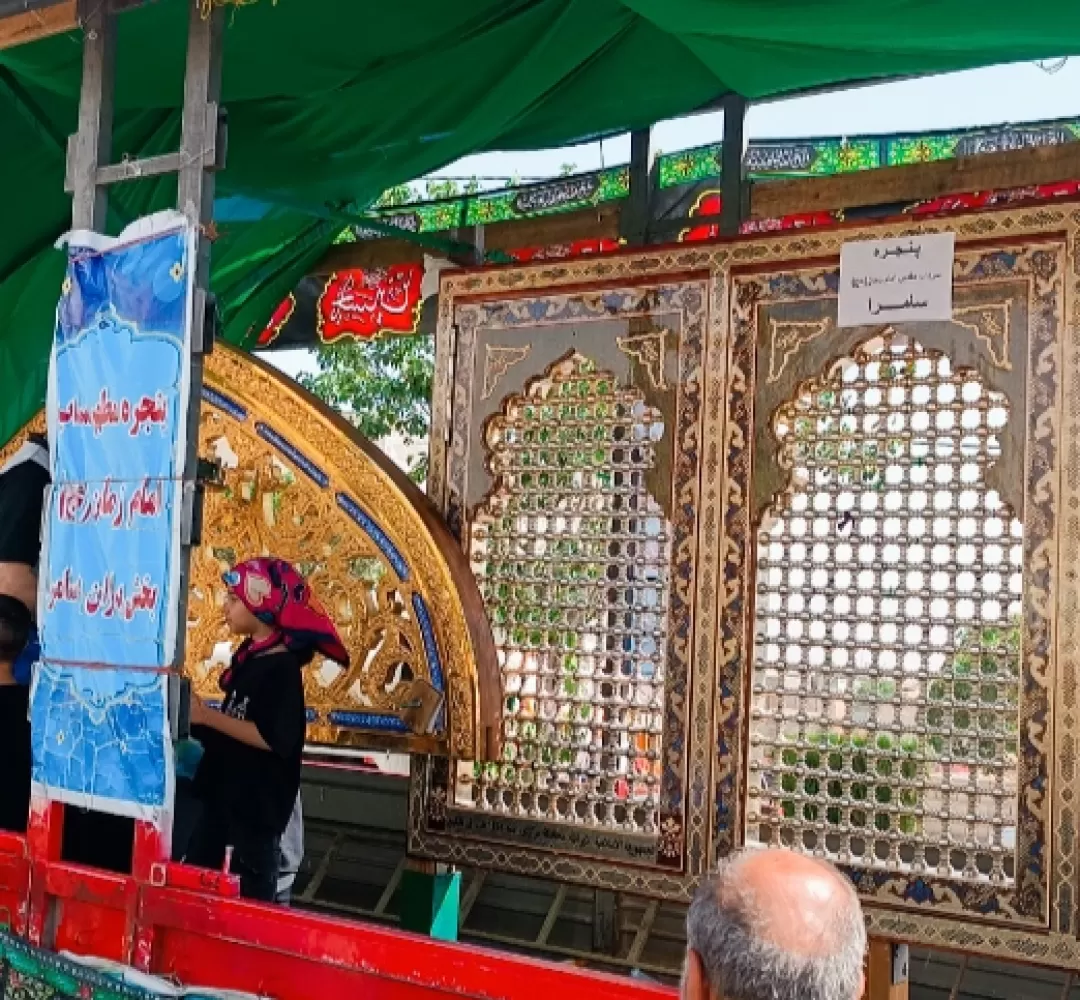 استقبال نیمضریح سرداب امام زمان(عج) در کمیجان