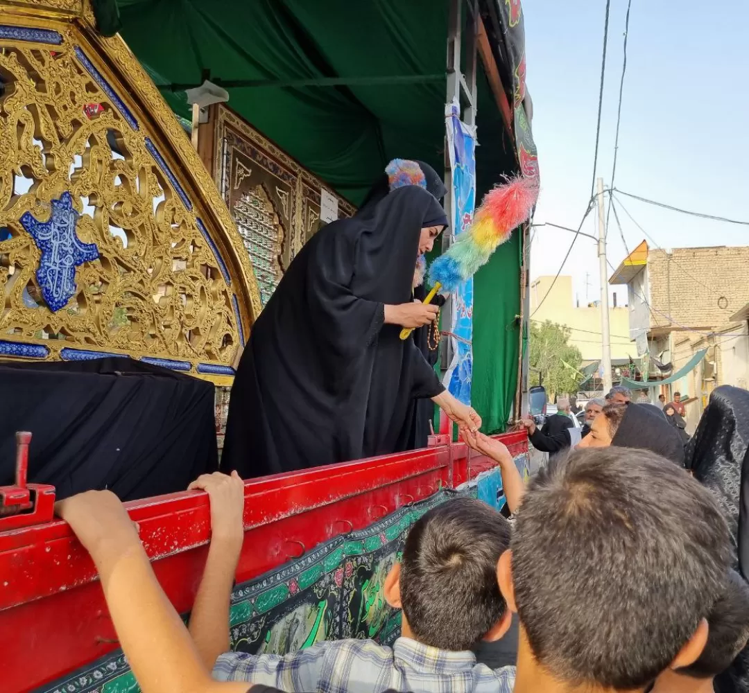استقبال نیمضریح سرداب امام زمان(عج) در ساوه