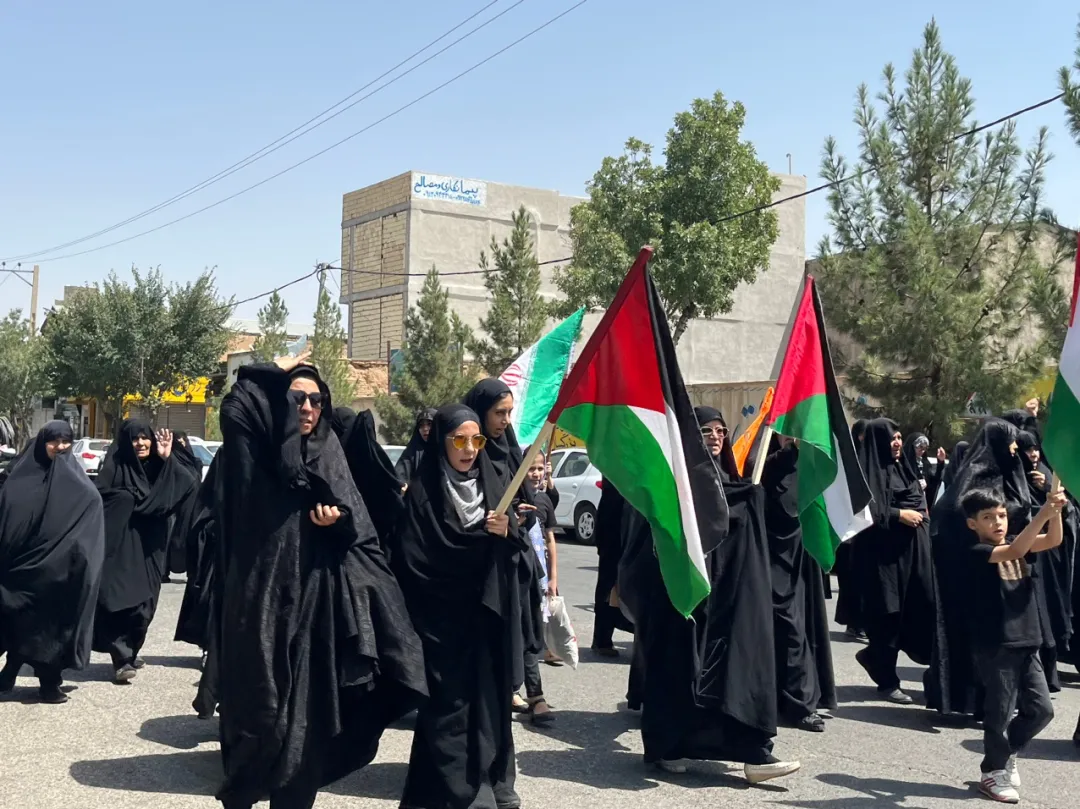 راهپیمایی مردم زرندیه در محکومیت ترور شهید هنیه