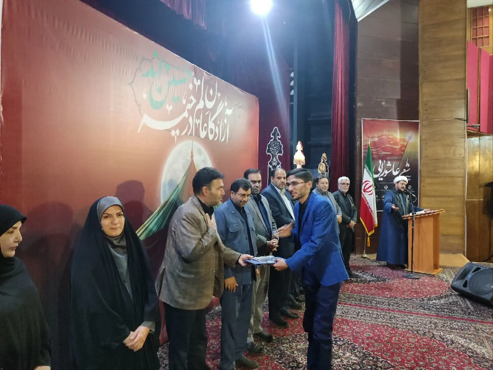 آئین اختتامیه سومین کنگره ملی شعر عاشورایی ساوه