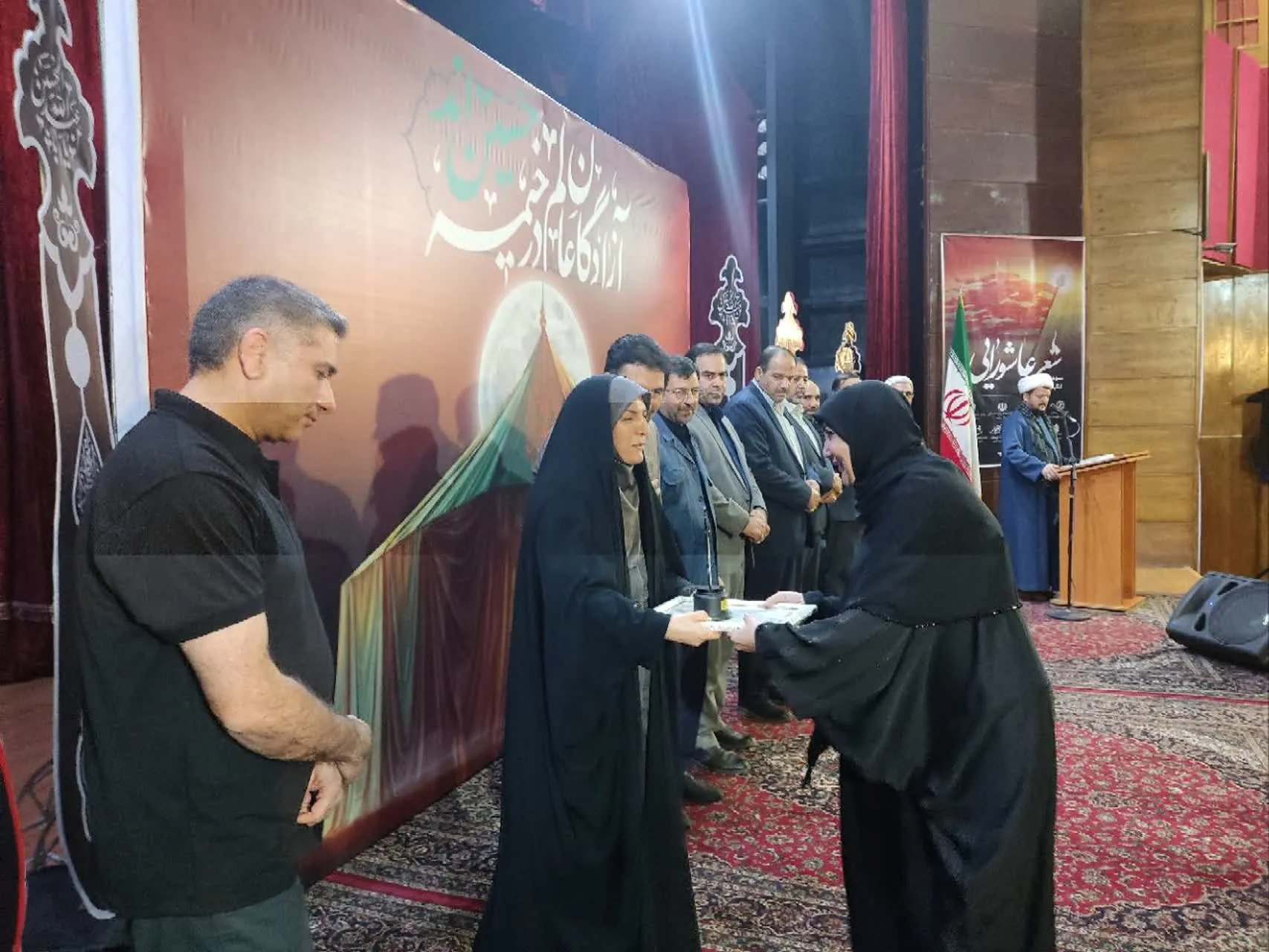 آئین اختتامیه سومین کنگره ملی شعر عاشورایی ساوه