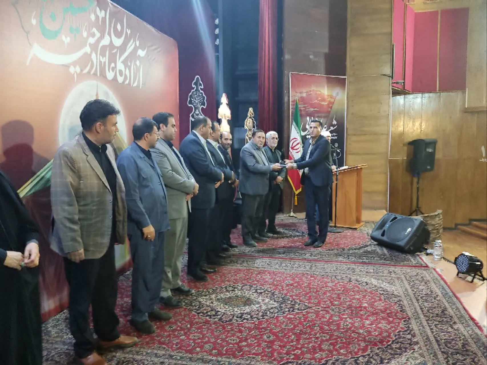 آئین اختتامیه سومین کنگره ملی شعر عاشورایی ساوه