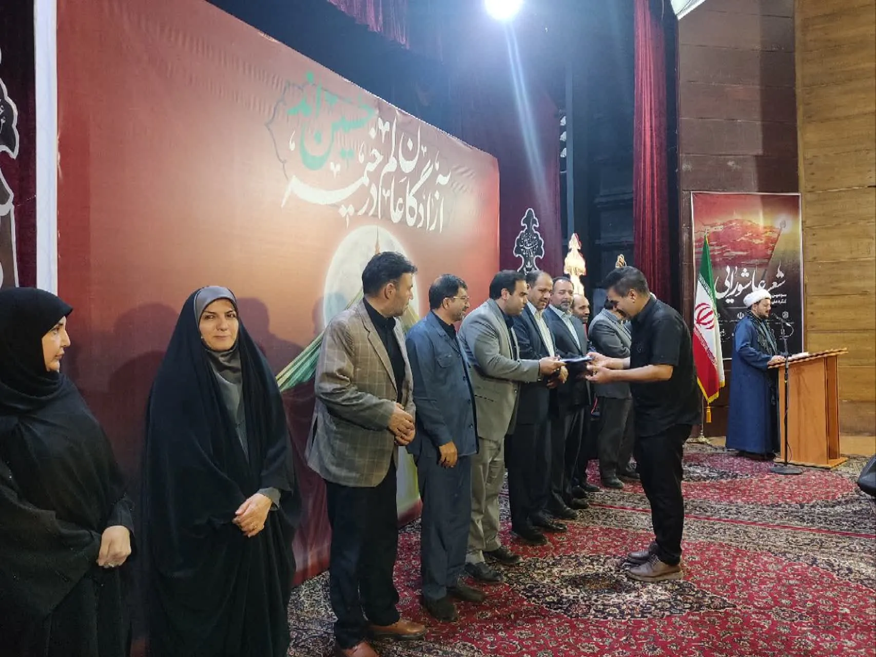 آئین اختتامیه سومین کنگره ملی شعر عاشورایی ساوه