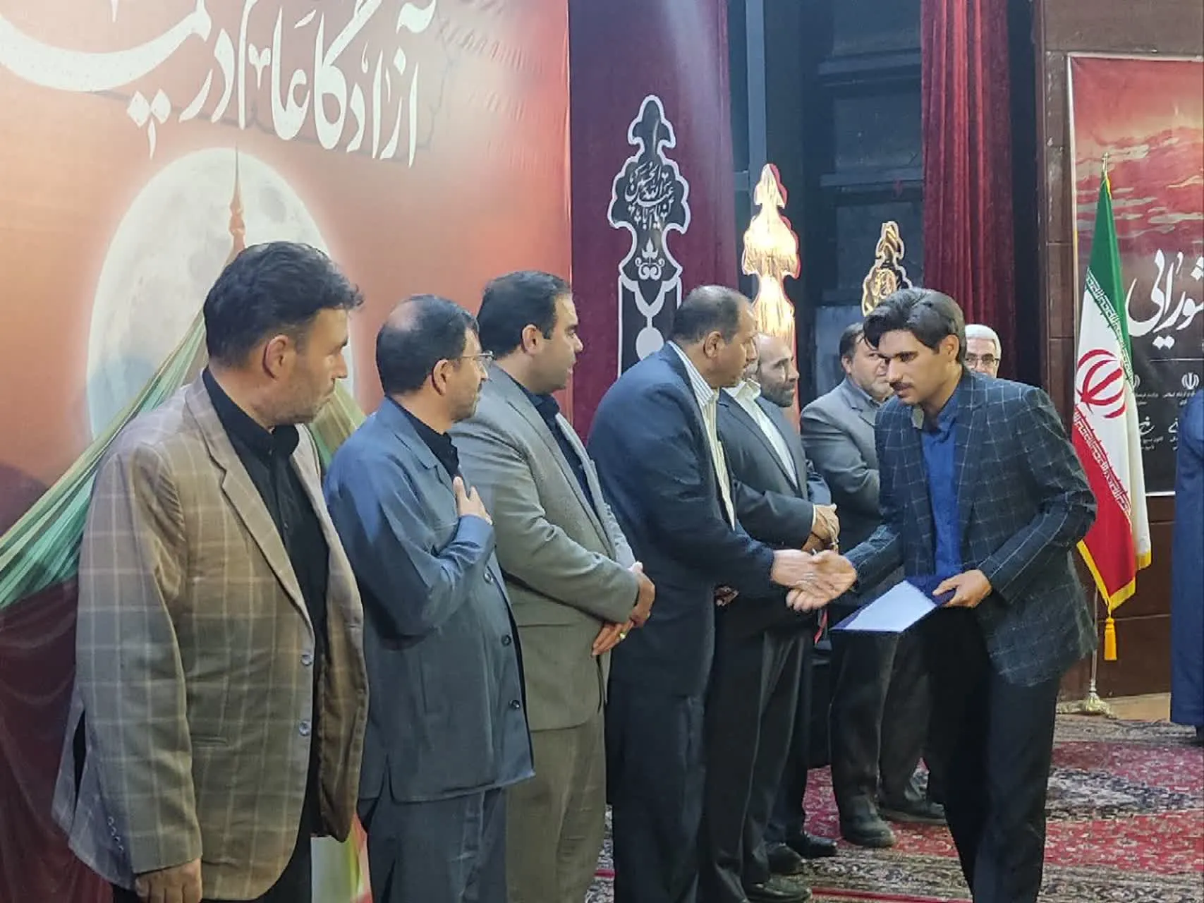 آئین اختتامیه سومین کنگره ملی شعر عاشورایی ساوه