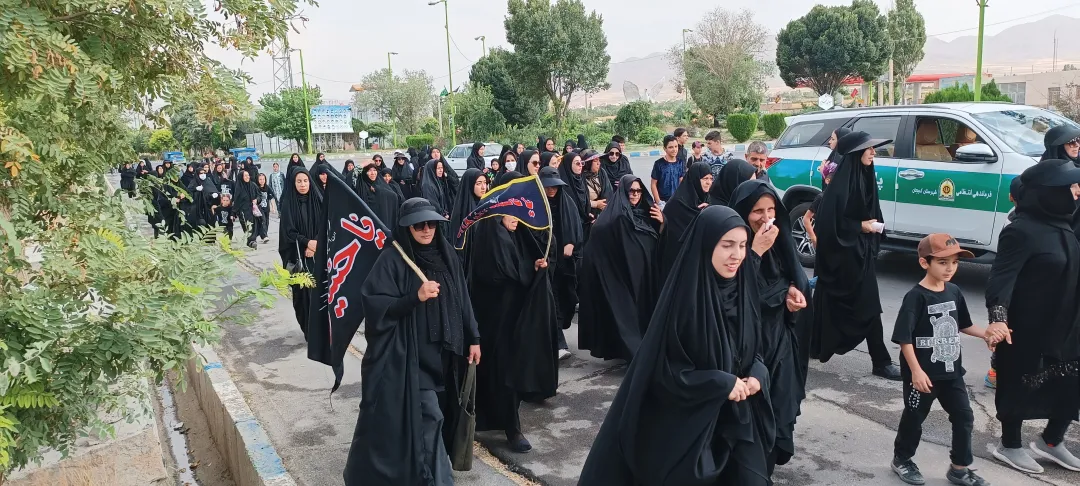 پیاده‌روی جاماندگان اربعین در کمیجان آغاز شد