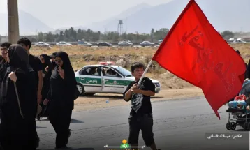 کاروان جاماندگان اربعین حسینی در اراک