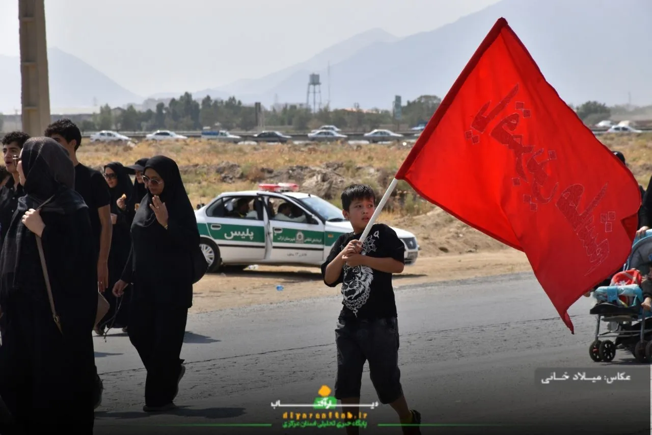 کاروان جاماندگان اربعین حسینی در اراک