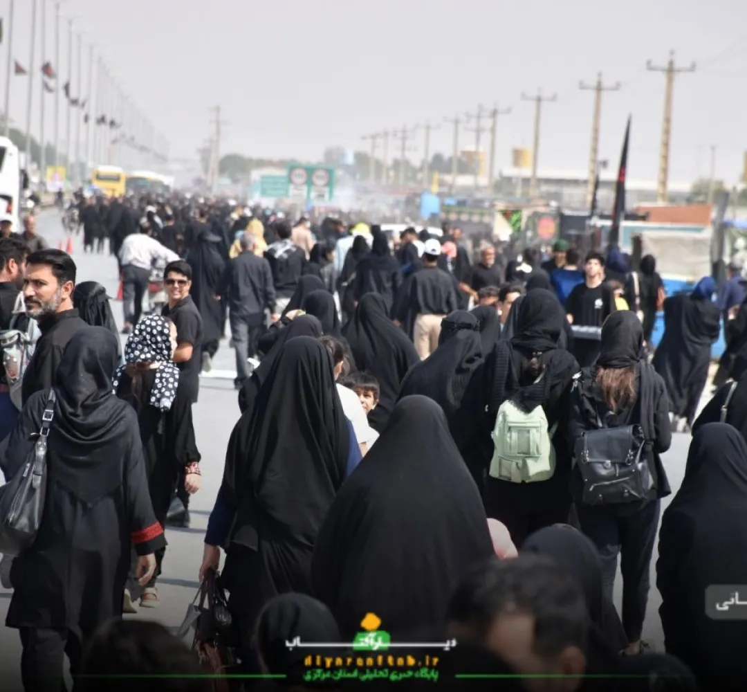 تجلی عشق امام حسین(ع) در پیادهروی اربعین اراک