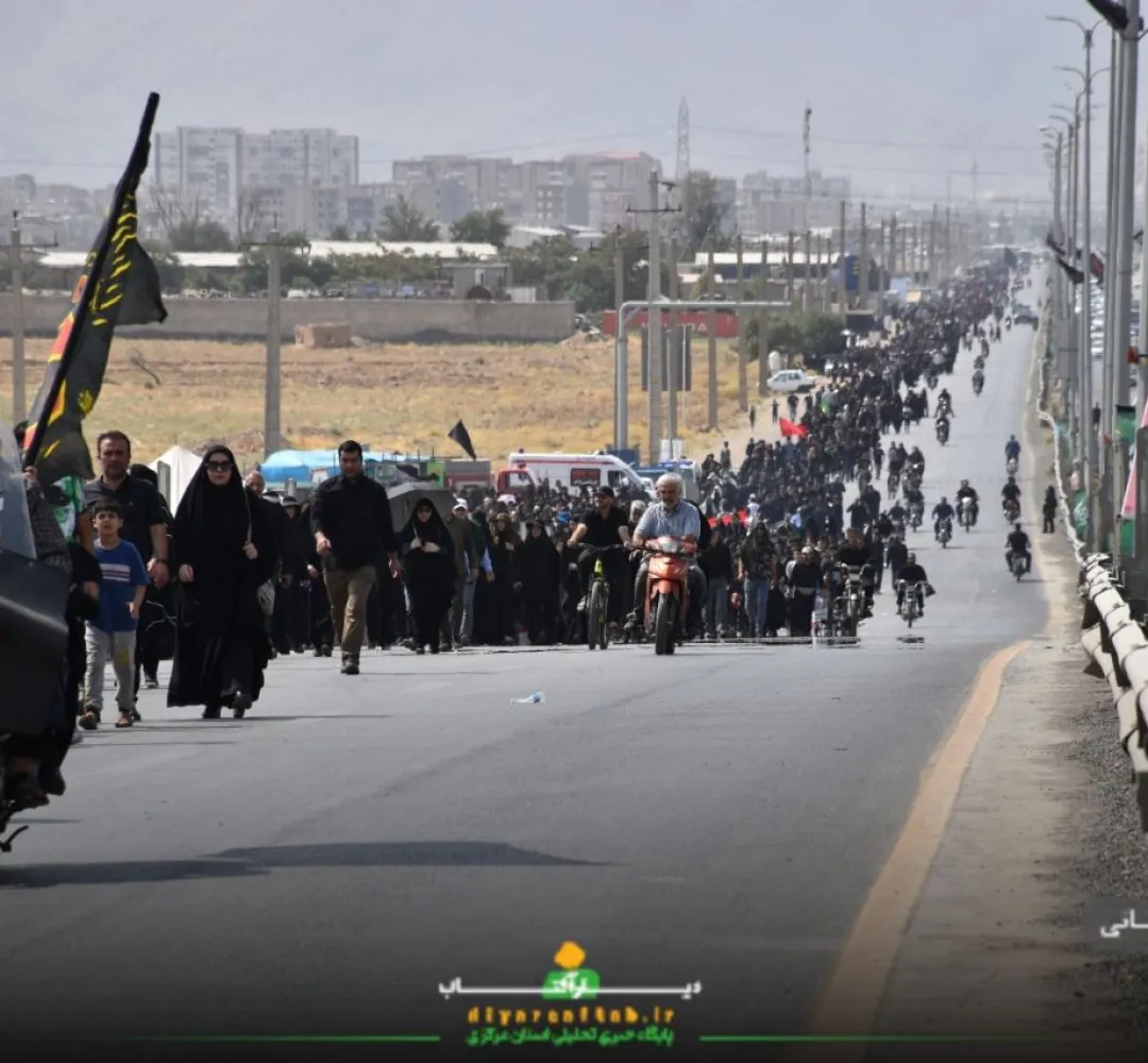 کاروان جاماندگان اربعین حسینی در اراک