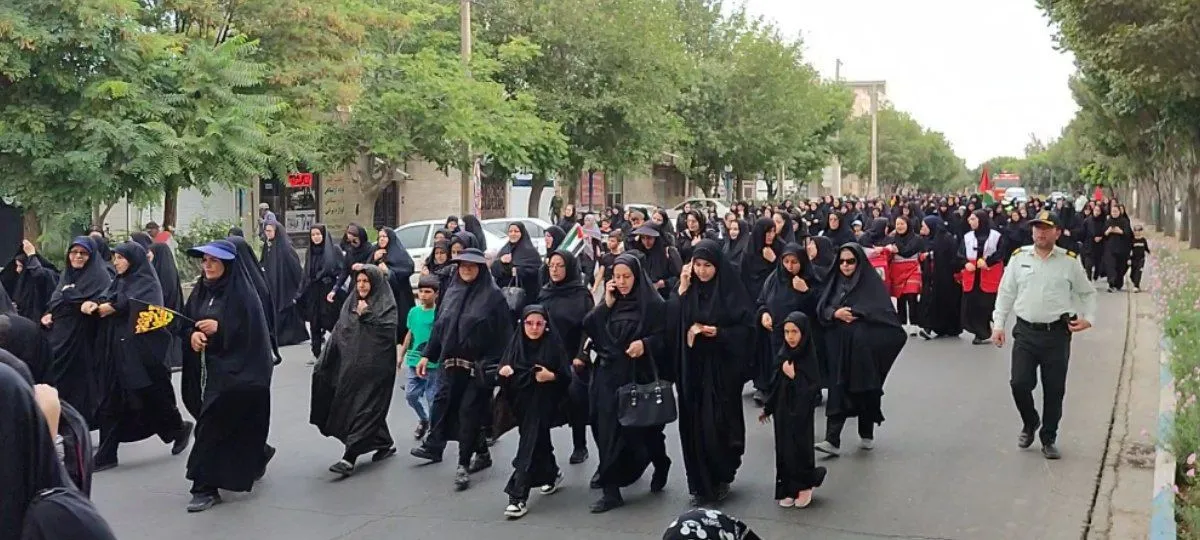 پیاده‌روی جاماندگان اربعین در فراهان