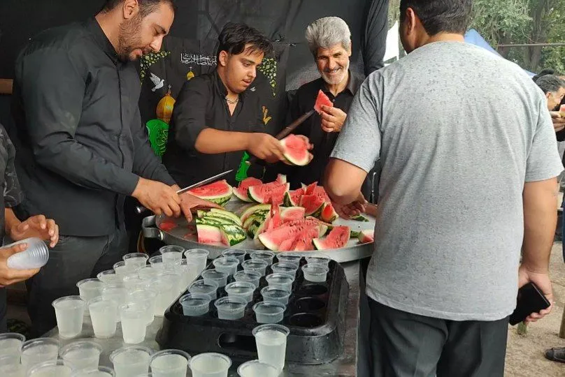 پیاده‌روی جاماندگان اربعین در فراهان
