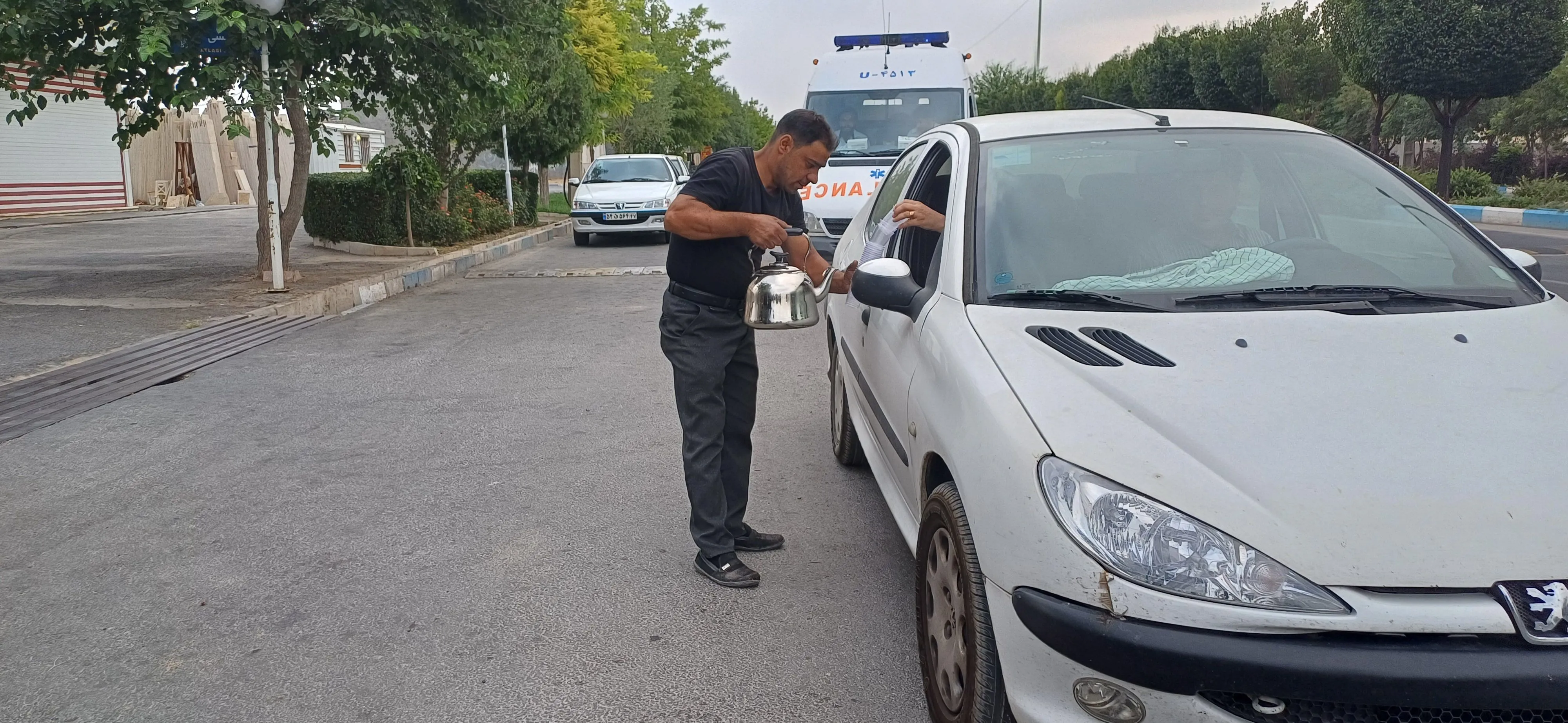 پیاده‌روی جاماندگان اربعین در فراهان