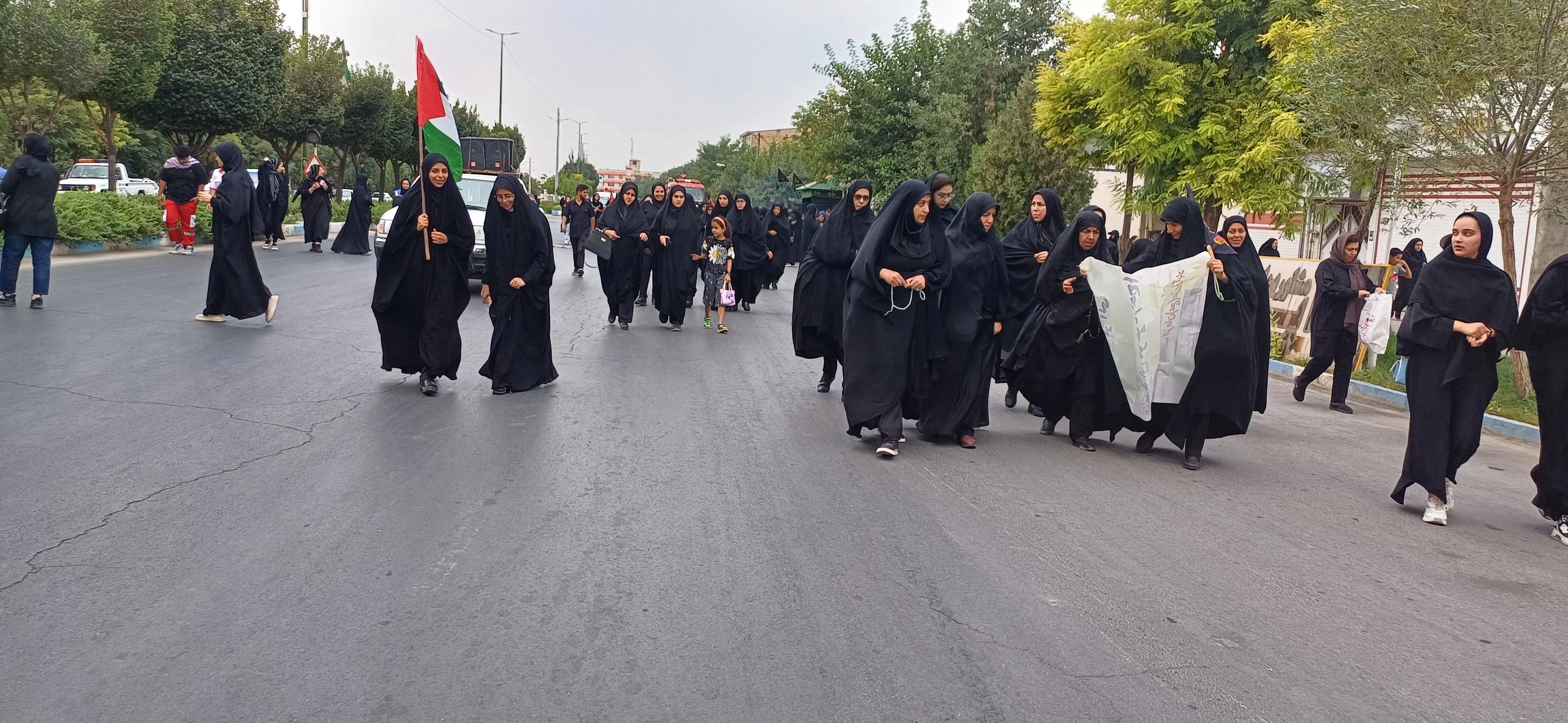 پیاده‌روی جاماندگان اربعین در فراهان