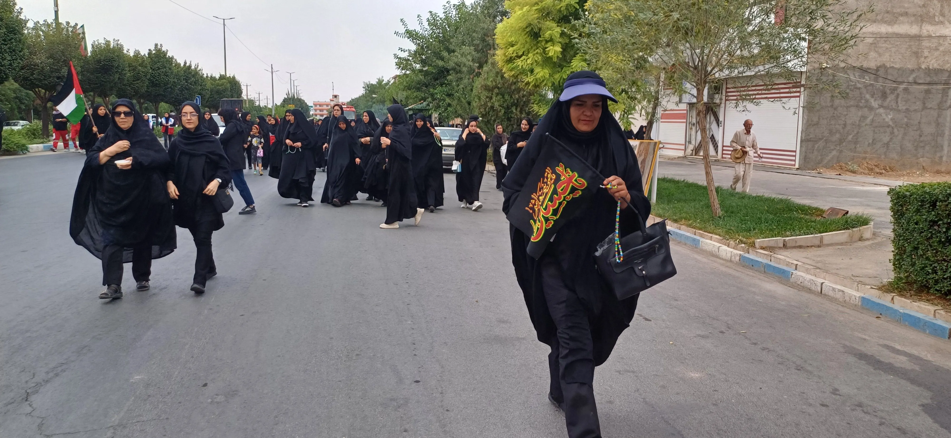 پیاده‌روی جاماندگان اربعین در فراهان