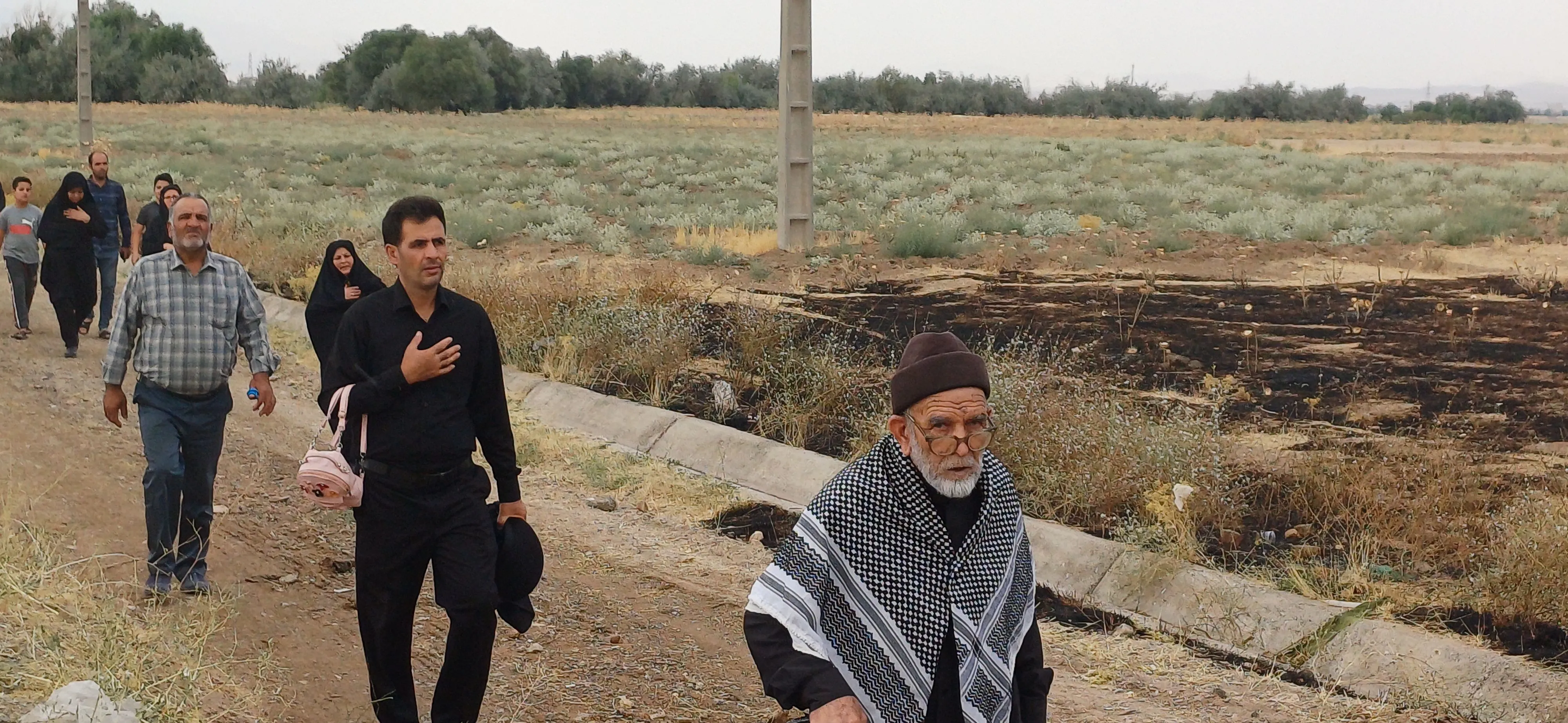 پیاده‌روی جاماندگان اربعین در فراهان