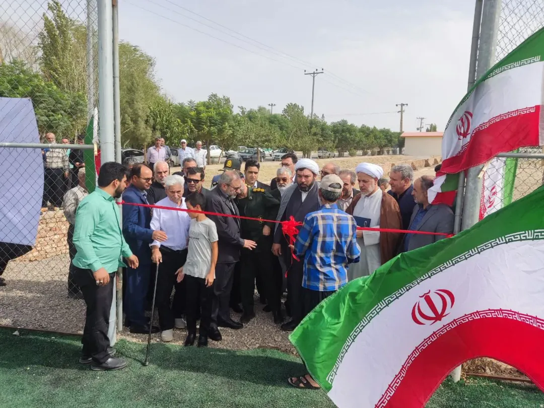 آئین افتتاح مجموعه فرهنگی ورزشی روستای «قردین»
