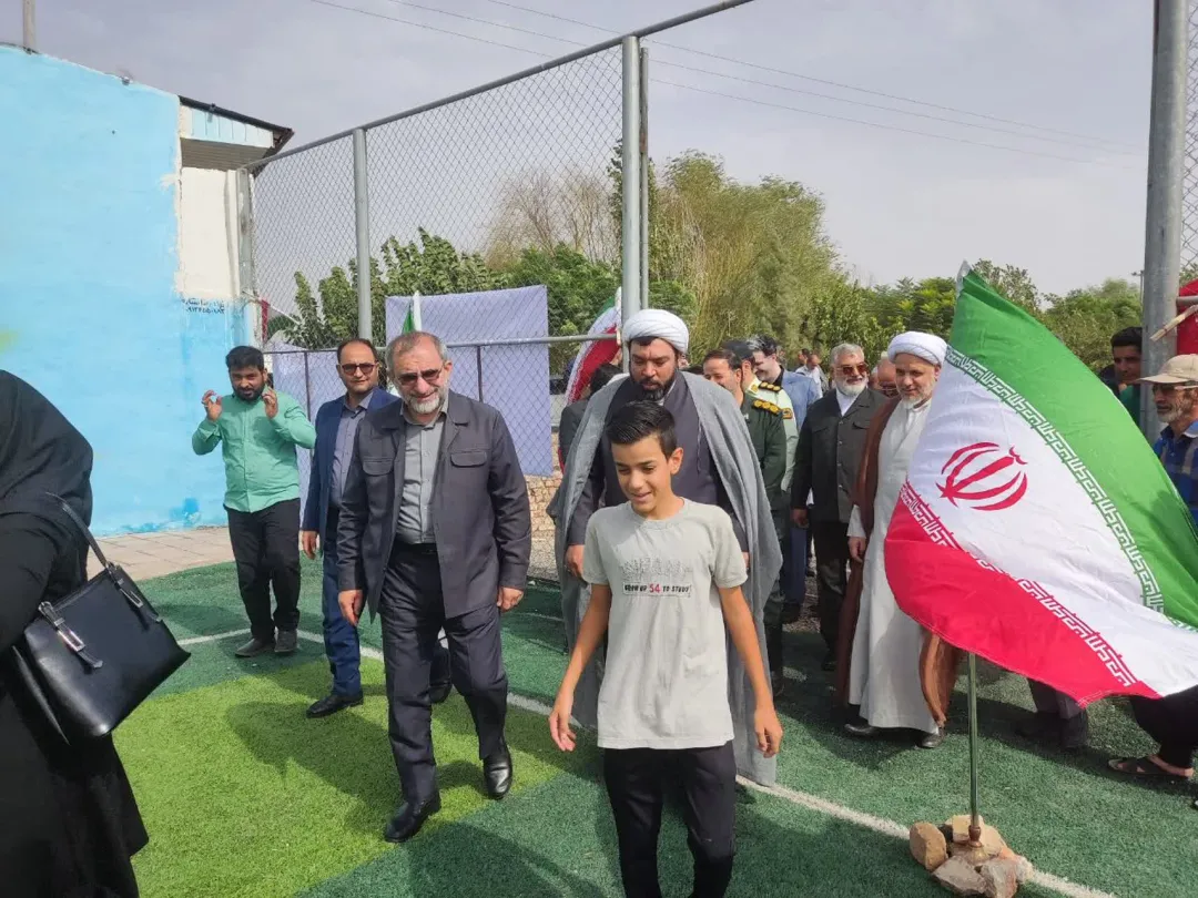 آئین افتتاح مجموعه فرهنگی ورزشی روستای «قردین»