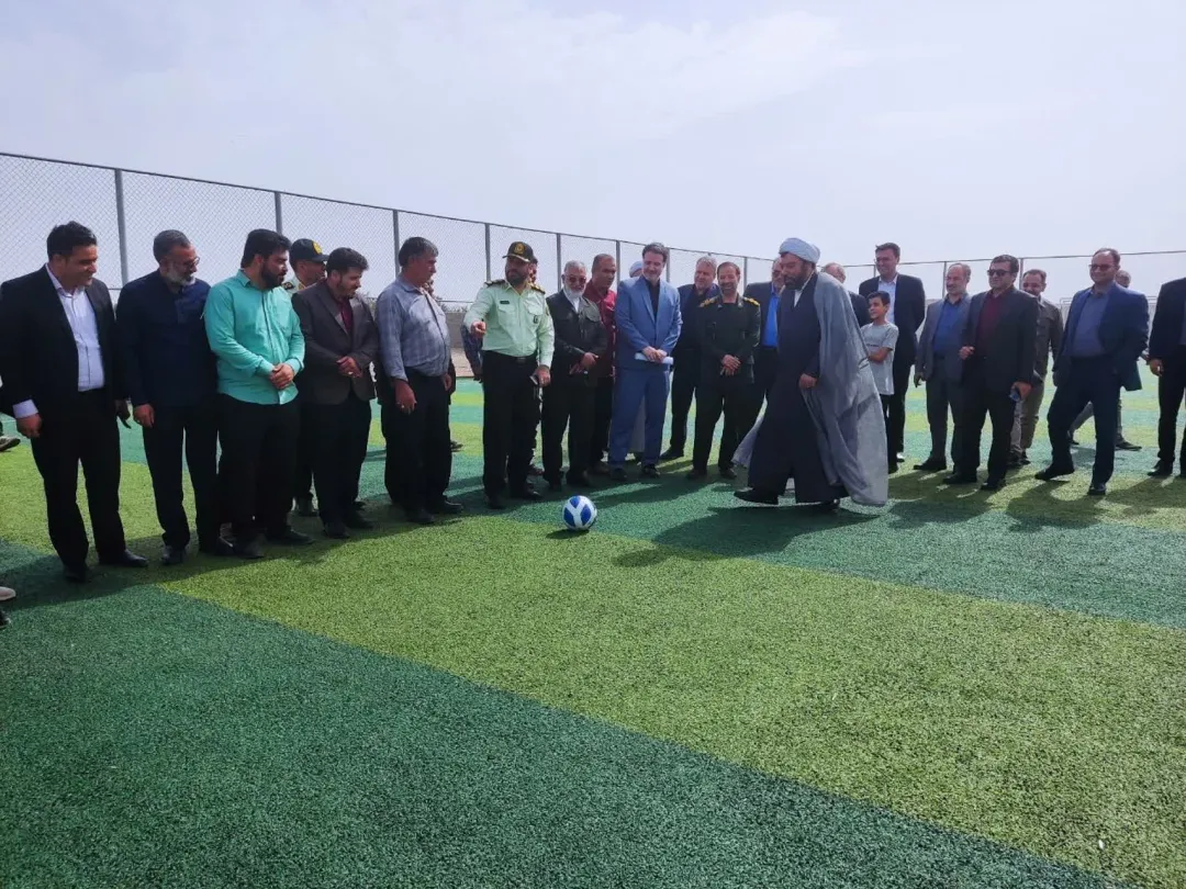 آئین افتتاح مجموعه فرهنگی ورزشی روستای «قردین»