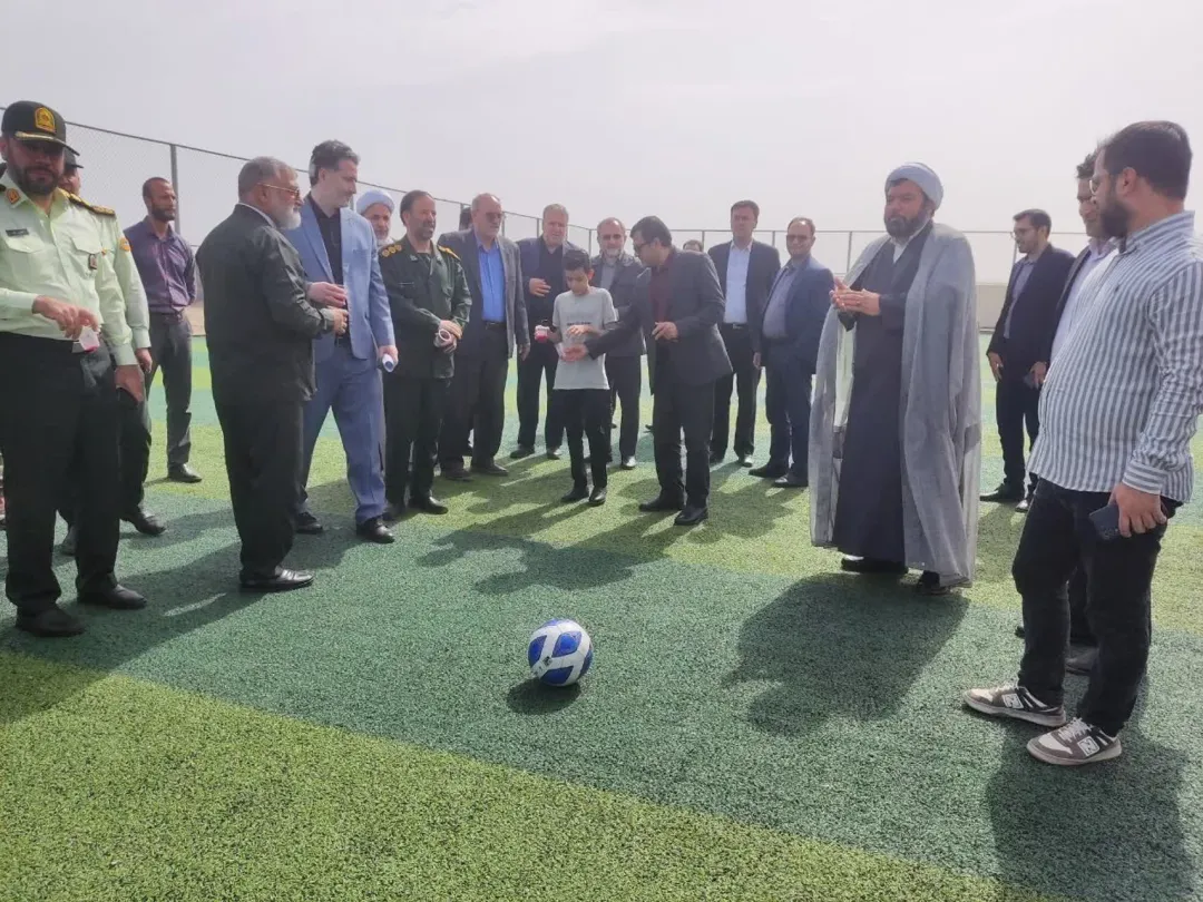 آئین افتتاح مجموعه فرهنگی ورزشی روستای «قردین»