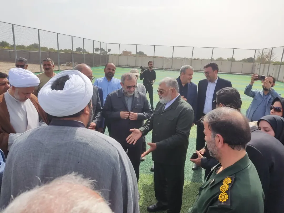 آئین افتتاح مجموعه فرهنگی ورزشی روستای «قردین»