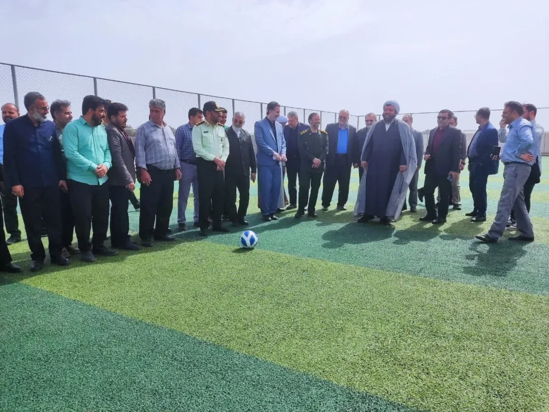 آئین افتتاح مجموعه فرهنگی ورزشی روستای «قردین»