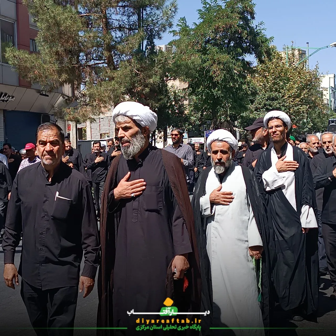 کاروان عزاداری در اراک به حرکت درآمد