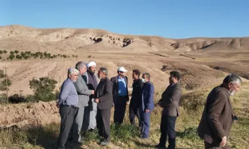 لوله‌گذاری آب دو روستای «ورامه» و «منجقان»