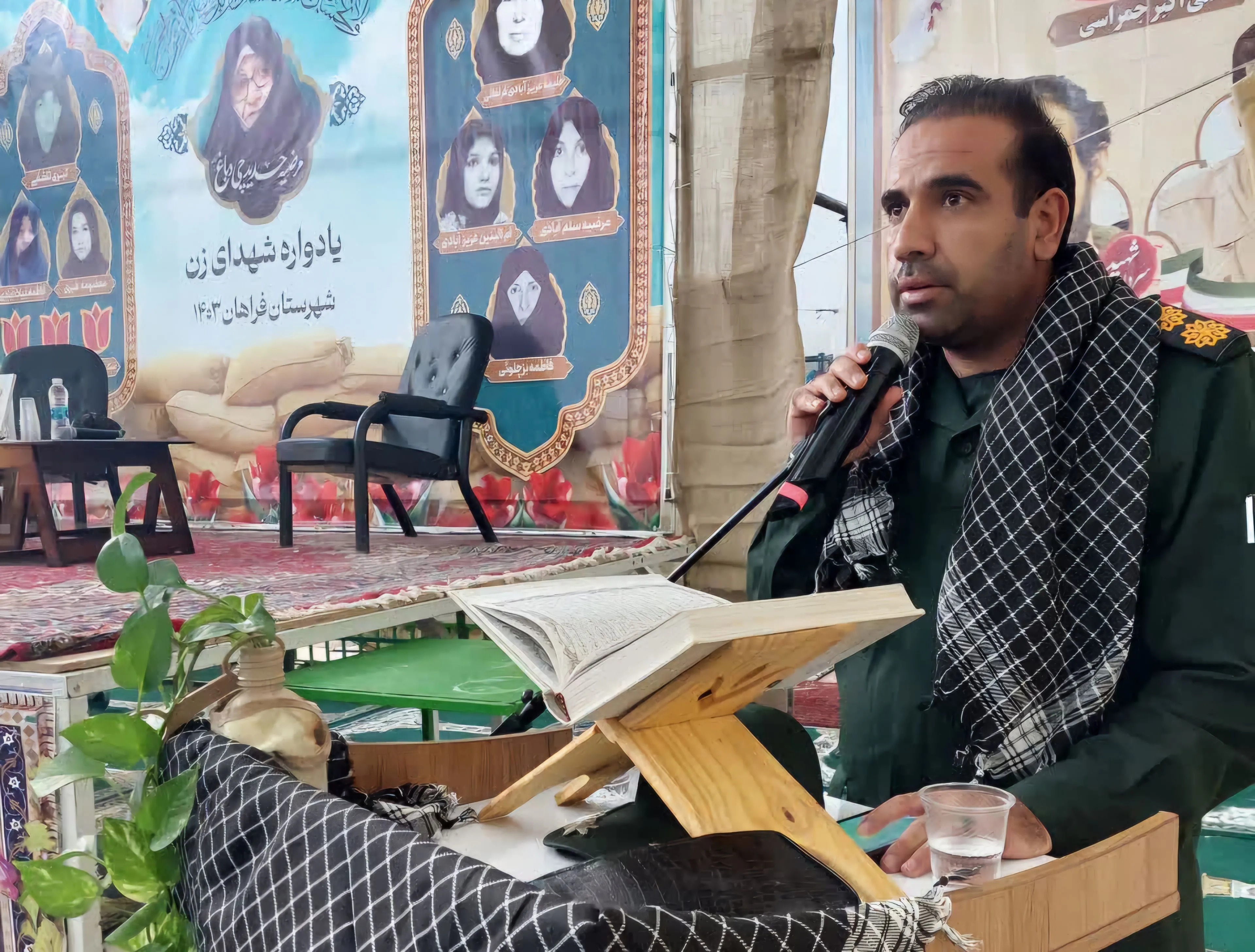 اولین یادواره شهدای زن شهرستان فراهان برگزار شد