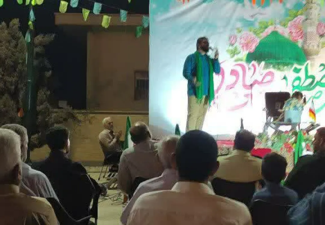 شهر صنعتی کاوه غرق در شادی میلاد خاتم‌المرسلین