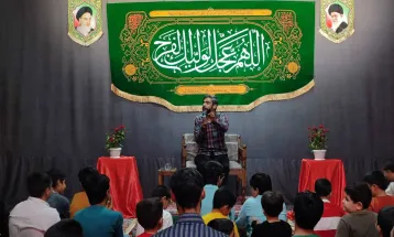 جشن میلاد دو نور در فراهان