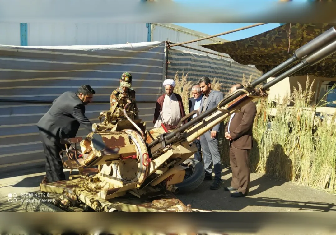 افتتاح نمایشگاه دفاع مقدس در خنداب