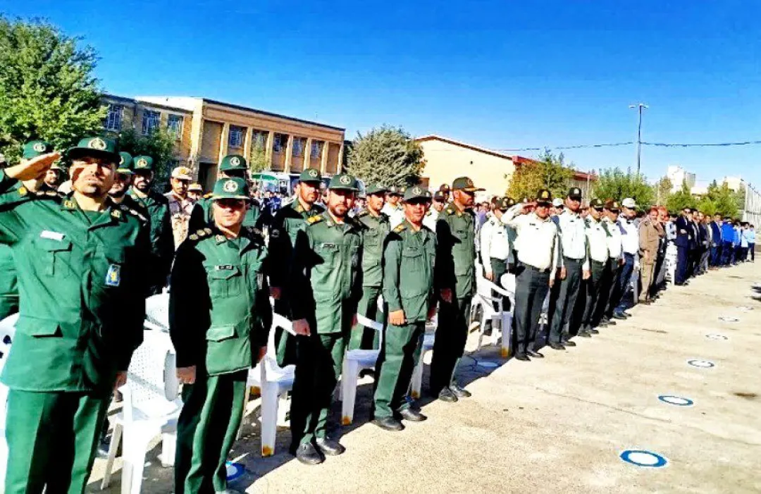 صبحگاه مشترک مقتدرانه نیروهای مسلح در کمیجان