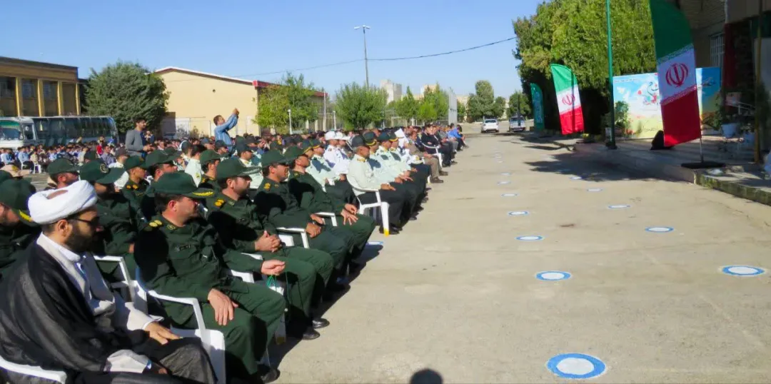 صبحگاه مشترک مقتدرانه نیروهای مسلح در کمیجان