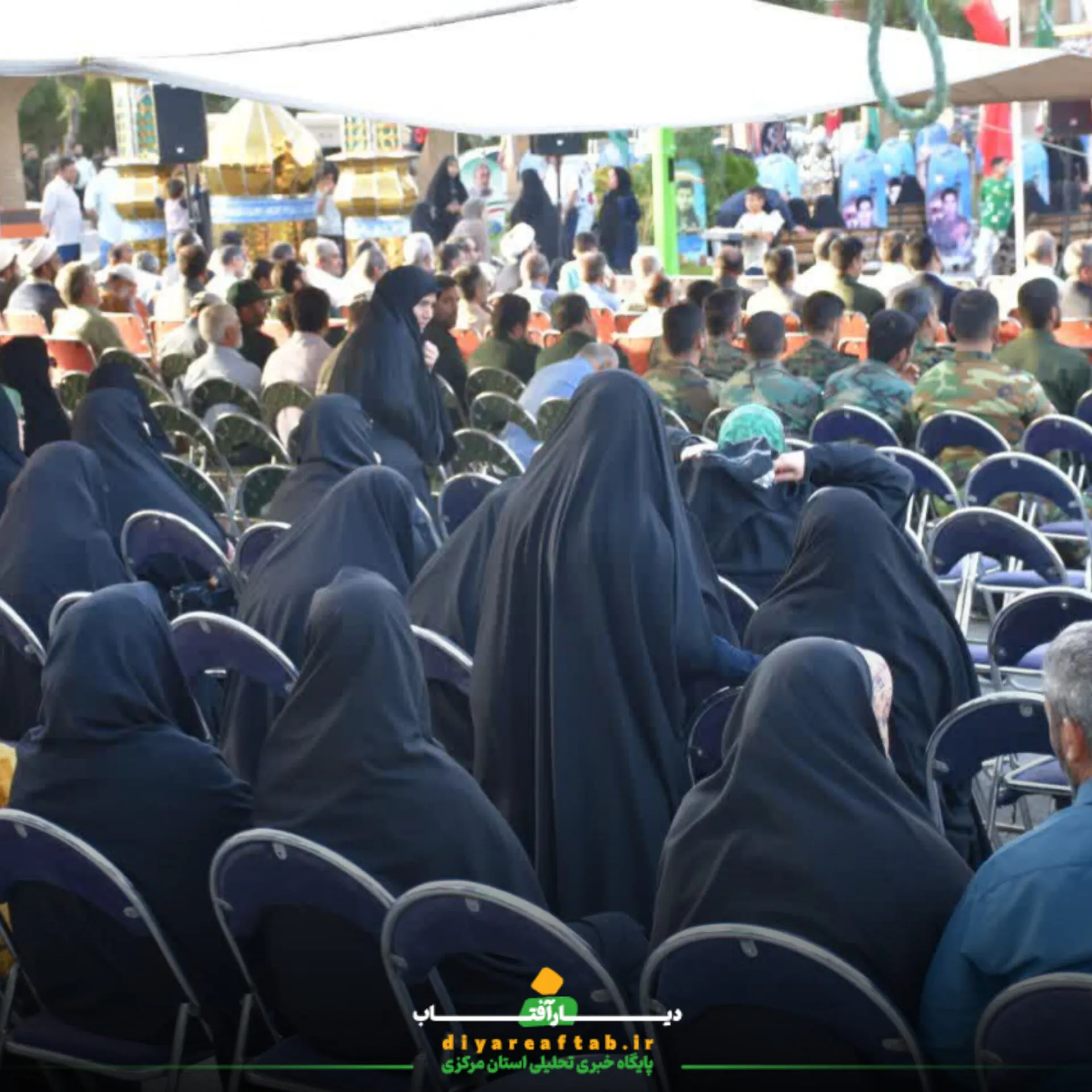 غبارروبی گلزار شهدای اراک