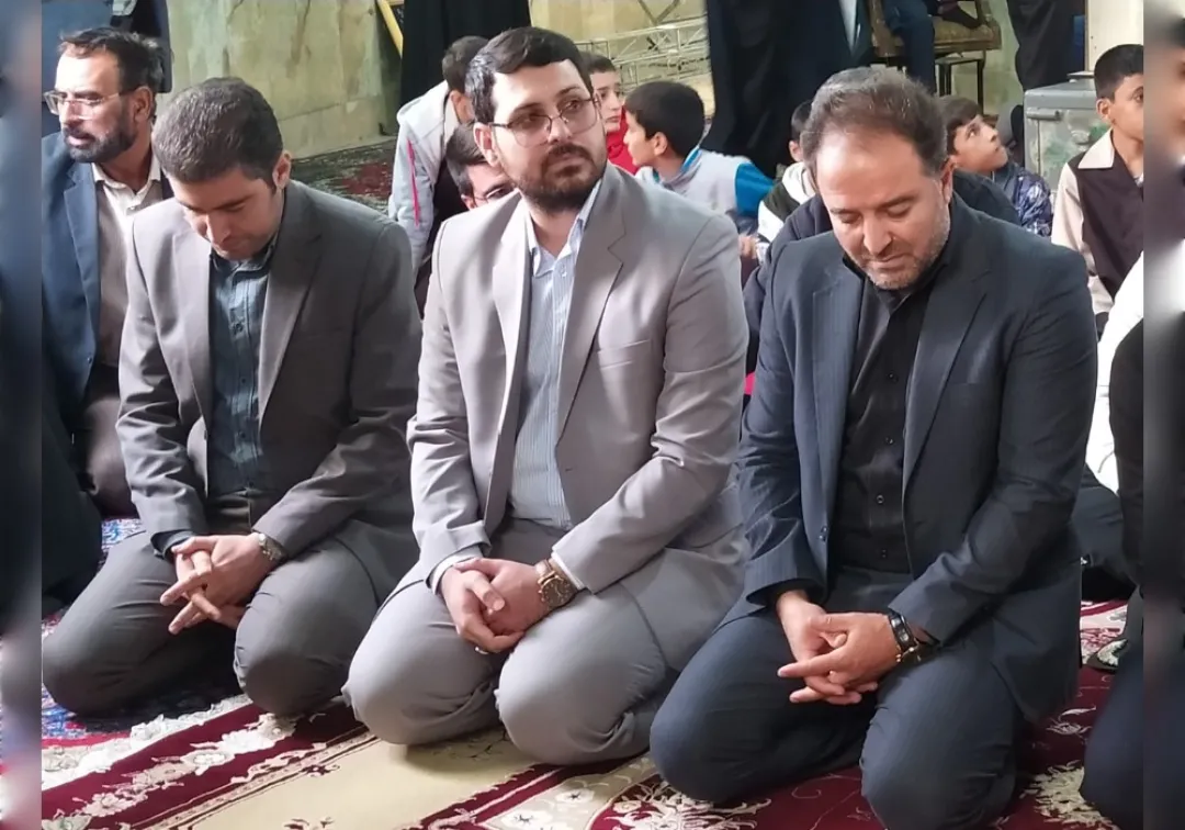 تجمع مردم خنداب در پی جنایات رژیم صهیونیستی