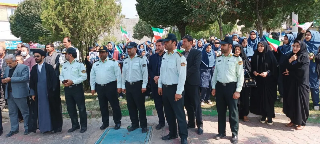 تجمع محکومیت ترور سید حسن نصرالله در کمیجان